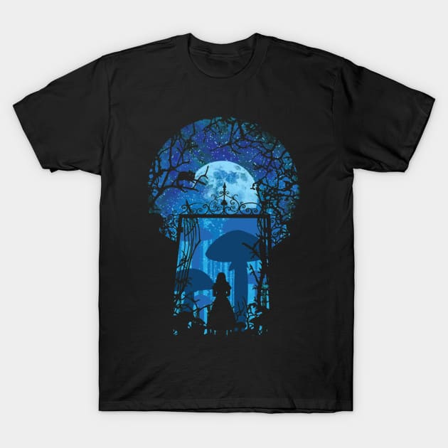 Magical Garden T-Shirt by johnoconnorart